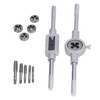 12Pcs Drill Tap Die Wrench Manual Thread Tapping Tool Set