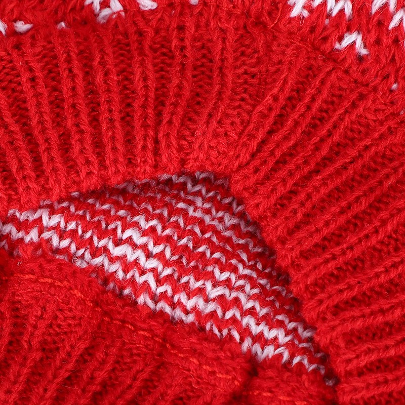Lovely Snowflake Pet Clothing Winter Christmas Sweater Warm Clothes for