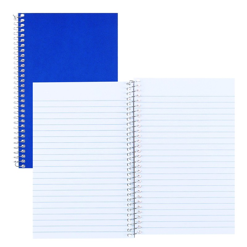 National Kolor Kraft Cover Notebook, College Ruled, Blue, 1 Subject,