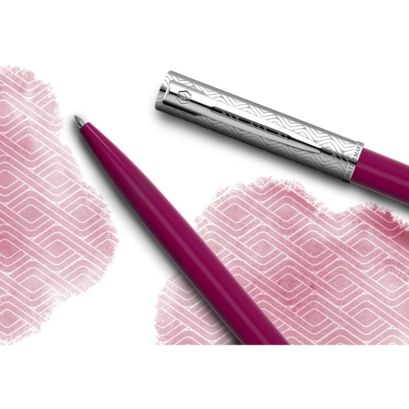 Waterman Allure Deluxe Ballpoint Pen Pink Medium Tip Blue Ink