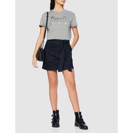 Lee Cooper Women's Paperbag Jeans Skirt, Rinse, M