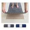 Health Plain Non-Slip Yoga & Sports Towel Mat 68cm with Storage Exercise Navy 68cm