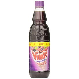 Vimto Blackcurrant Drink England, 23.6 Ounce Plastic Bottle