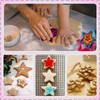 Cookie Cutter Set - 5 PCS Premium Star Shaped Cookie
