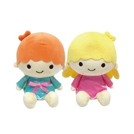 K Company Sanrio Characters (Vintage Retro) Pair Plush Little Twin Stars SAV-PNU-TS