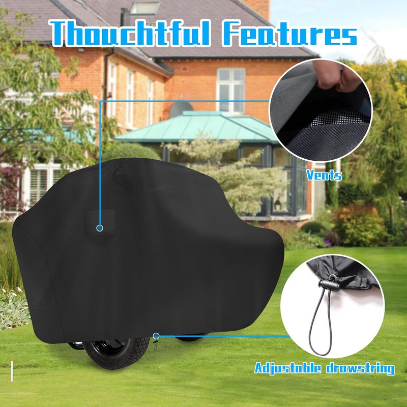 Concrete/Mud Mixer All-Weather Cover - 600D Oxford fabric Compatible with