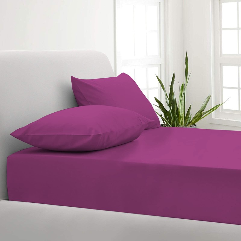 MistyMorning Fitted Sheet, Soft & Premium quality Bedding & Linen,