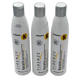 Firenze Professional Keratin Hair Strengthening Shampoo 10.1 oz. (3 PACK)