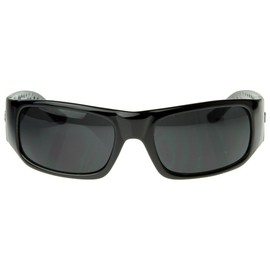 Hard Core Shades Classic Gangsta Locs Sunglasses (Black)