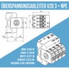 OBO Bettermann SurgeController V20 V20-3+NPE-280 Three-Pole with NPE Surge Arrester