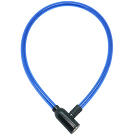 Pit Service BS-784-BL Bicycle Wire Lock, Blue, Total Length: Approx. 27.6 inches (700 mm) x Wire Diameter Approx. 0.5 inches (12 mm)