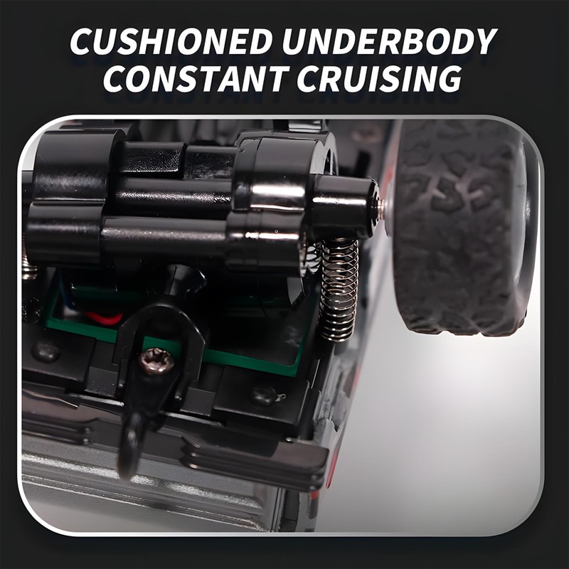 Flashstar Mini Rc Truck, 1:64 Scale Monster Truck Remote Control