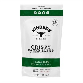 Kinder's Italian Herb Seasoned Panko Bread Crumb Coating Mix, 5oz