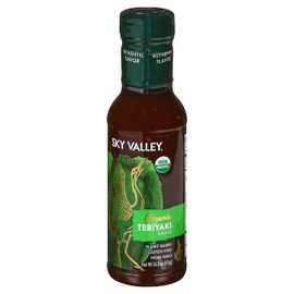Sky Valley Organic Teriyaki Sauce - Gluten Free Teriyaki Sauce, Teriyaki Sauce Organic, Plant Based, Vegan, Non-GMO, USDA Organic, Marinade & Dipping Sauce - 14.5 Ounce