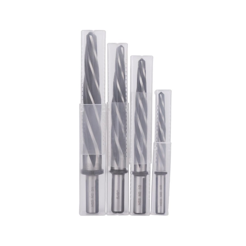 YUEWO 4PCS Bridge Construction Reamer Drill Tool Set for Metal,