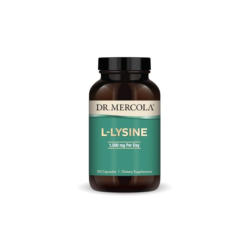 Mercola Llisina Porciones Cápsulas 500 Por Día Suplemento Dietético Apoya