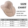 PESAAT Baby Sun Hat Unisex Sun Protection Summer Bucket Hats