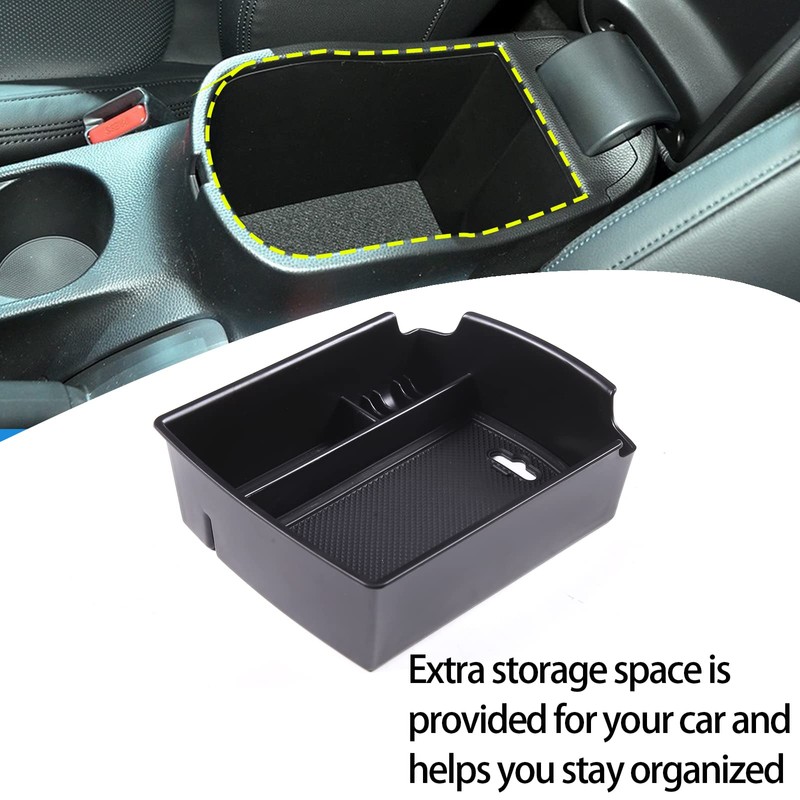 Lcojicep Center Console Armrest Box Storage Box Tray Compatible with