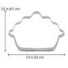 LILIAO Thanksgiving Pumpkin Pie Cookie Cutter - 4 x 2.6