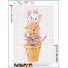 DCIDBEI DIY 5D Diamond Painting Cat Diamond Embroidery Complete Kit