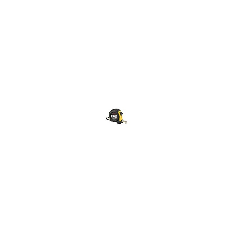 TAJIMA G5P50MY Shock-Resistant Tape Measure, Black, 5 m x 25
