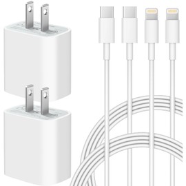 STAKYCET iPhone Super Fast Charger iPad Charger 20W US C Wal Charer with 6FT Fast Charoing Fast Cables Compatble with iPhone 14/14Pro Max/iPhone 13/13Pro/12/12 Pro/11/iPad pro, 2 Pack