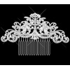 Women's Flower Austrian Crystal Bride Wedding Hair Comb Hair Accessories