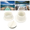 Boat Drain Valve Lightweight Compact Portable Leak Proof Stable Drainage