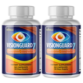 Pelican Vitamins Visionguard 7- Eye Support- 2 Bottles- 120 Capsules