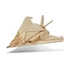 Puzzled 3D Puzzle Stealth Bomber Wood Craft Construction Model Kit,