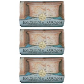 Saponeria Nesti Firenze:"Acque Termali" Perfumed Natural Soap,"Emozioni in Toscana" Line 8.8 Ounces (250g) Packages (Pack of 3) [ Italian Import ]