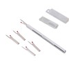 Seam Ripper, Metal Seam Ripper Set with Replacement Blade, Aluminum