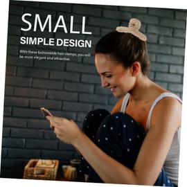 PACKOVE 6Pcs Large Plush Hair Clamps for Women Jumbo Hair Claw Clips Assorted Colors Accessories for Thick and Updos Random Color