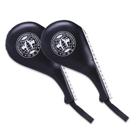 Nicheez Hand Mitts with Straps (Set of 2) (Black)