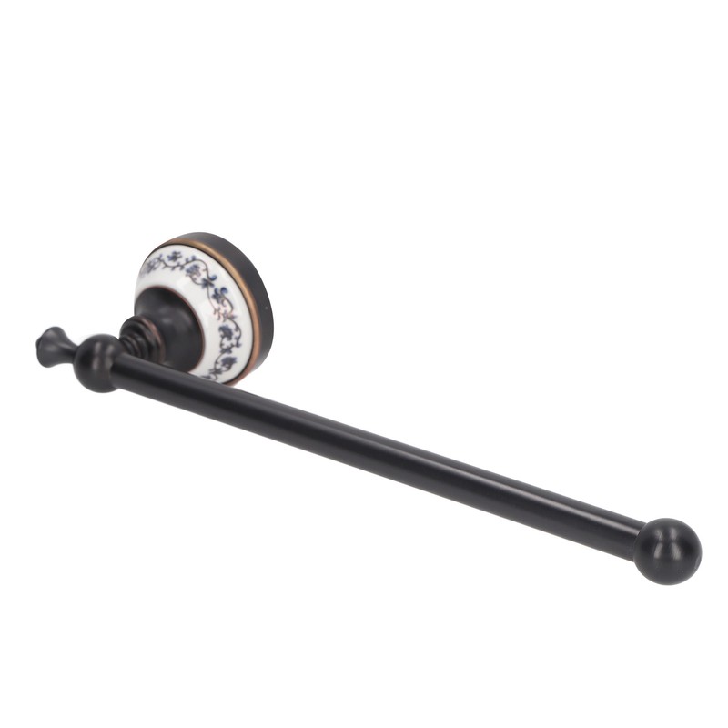 Retro Copper Bathroom Towel Bar Single Bath Towel Rack for
