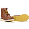 Men's Stylish Classic 6" Soft Moc Toe Leather Work Boot