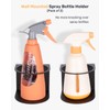 RoakyRoasy Spray Bottle Holder 2 pcs, Thick Steel Wall Mount