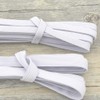 [6mm, 50m]Flat Elastic Band, SlickMart Braided Stretch Strap Cord Roll