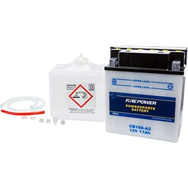 Fire Power Conventional Battery With Acid Pack - HUS WR 360 1998; KAWI BAYOU 220