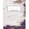 College ruled notebook