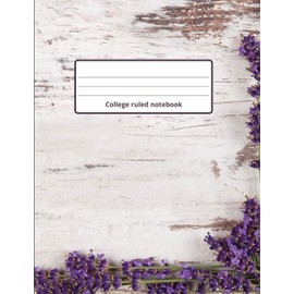 College ruled notebook