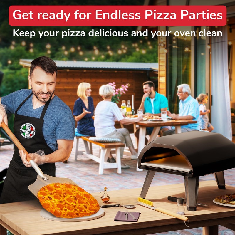 Premium Pizza Oven Accessories Kit - 6-Piece Set for Home