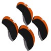 10Pcs/set Leather Golf Club Iron Head Covers Golf Putter Club