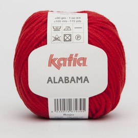 Katia Alabama Medium Cotton Yarn - Red (32)