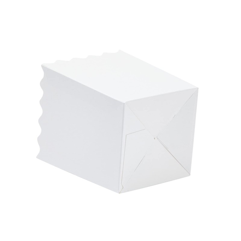 100 Pack Mini Popcorn Boxes for Party, Bulk White Popcorn