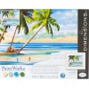 Kit De Pintura Por Números Vista Tropical 35 X 28 Cm Tropical
