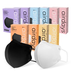 Air Days KF94 Bird Beak Mask 50 sheets / The New Large Medium Wide Medium Small, Medium Wide White 50 sheets / 에어데이즈 KF94 새부리형 마스크 50매 / 더뉴 대형 중형와이드 중형 소형, 중형와이드 화이트 50매