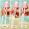 ChaLeeMoo Kids Panda Chopsticks Training Set for Right-handed, Chopsticks Helper