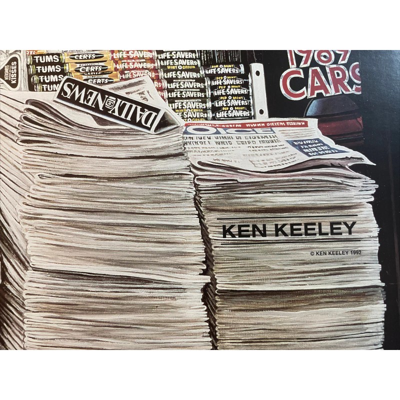 Ken Keeley - Newsstand 1989 Poster Print (30x24) - Mint