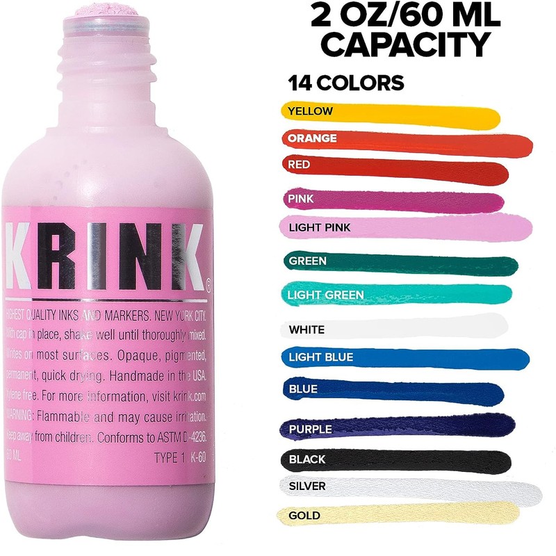 Krink K-60 Paint Marker Light Pink 60 Ml